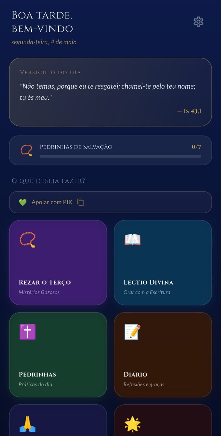 Tela do Rosa a Maria